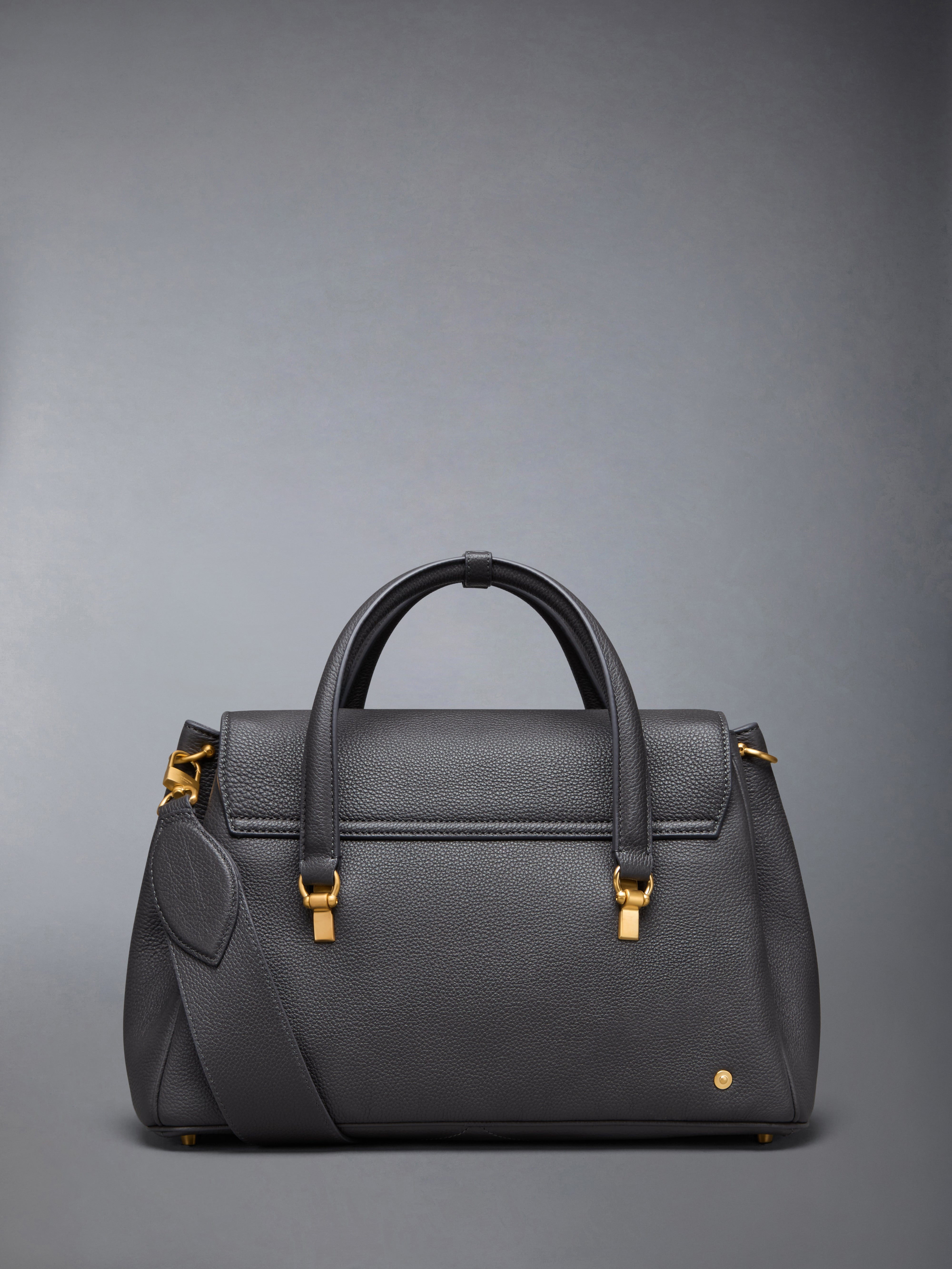 BOLTON BAG IN SOFT PEBBLE GRAIN LEATHER - 4