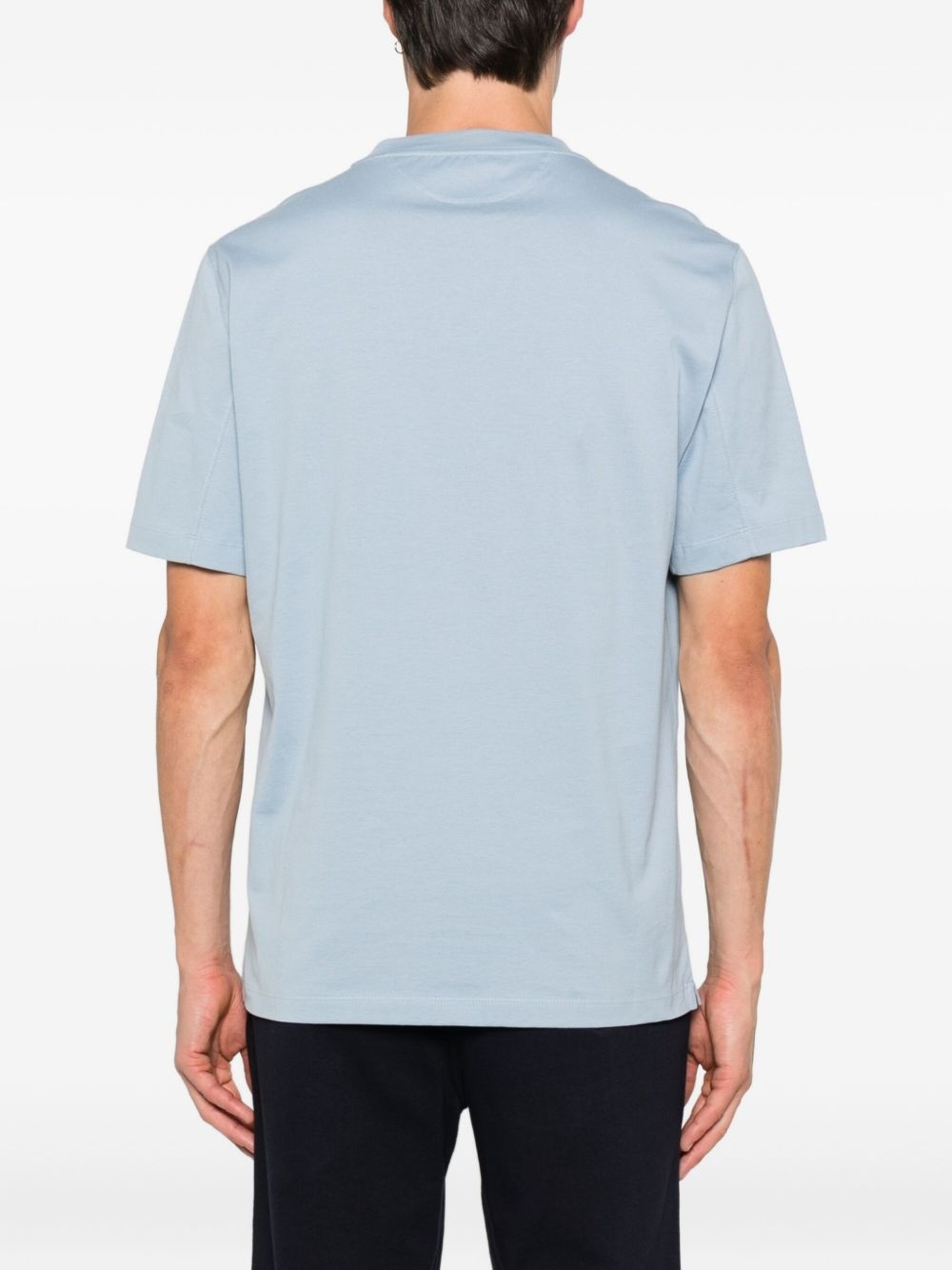 logo-embroidered T-shirt - 3