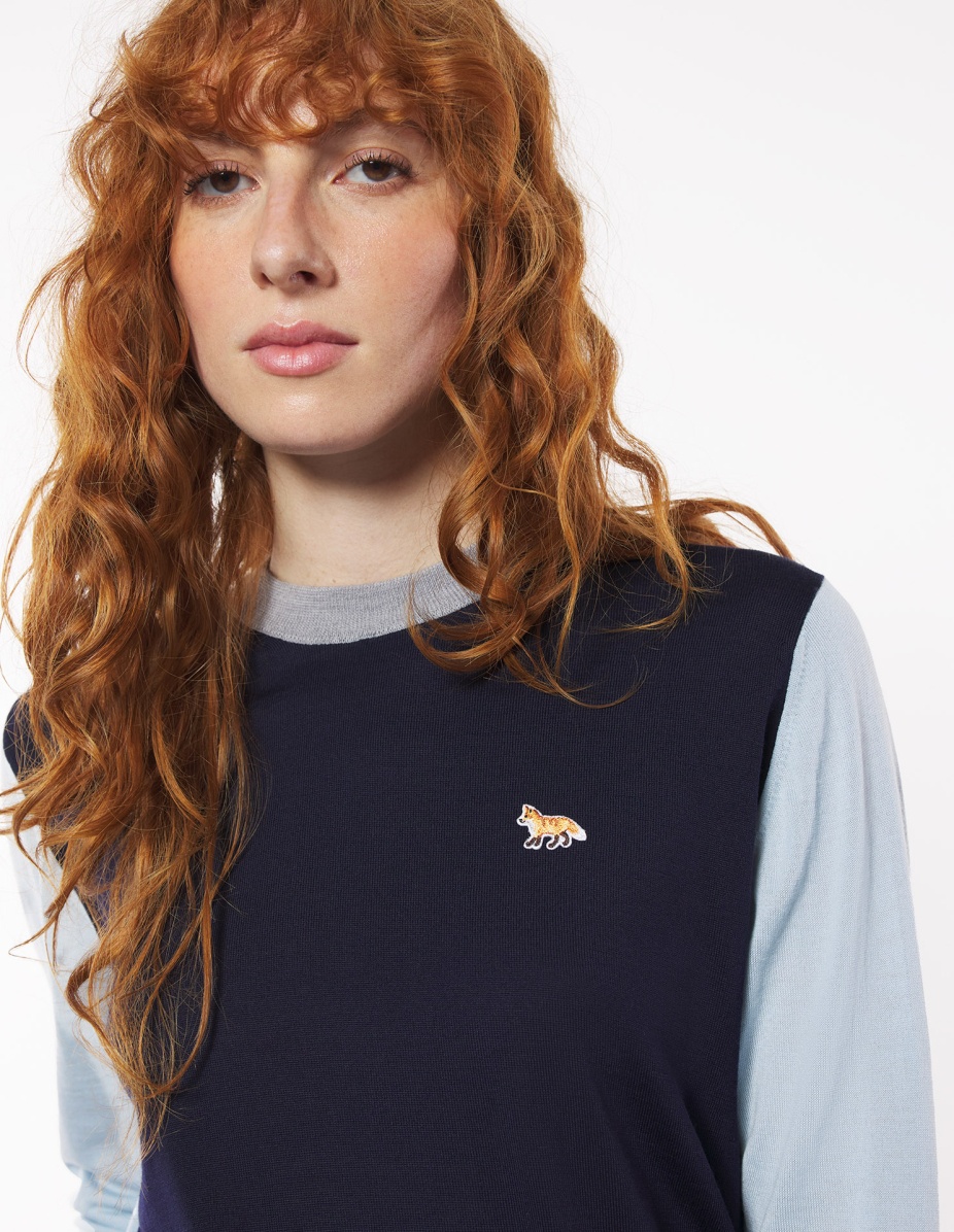 BABY FOX PATCH COLOR BLOCK JUMPER - 4