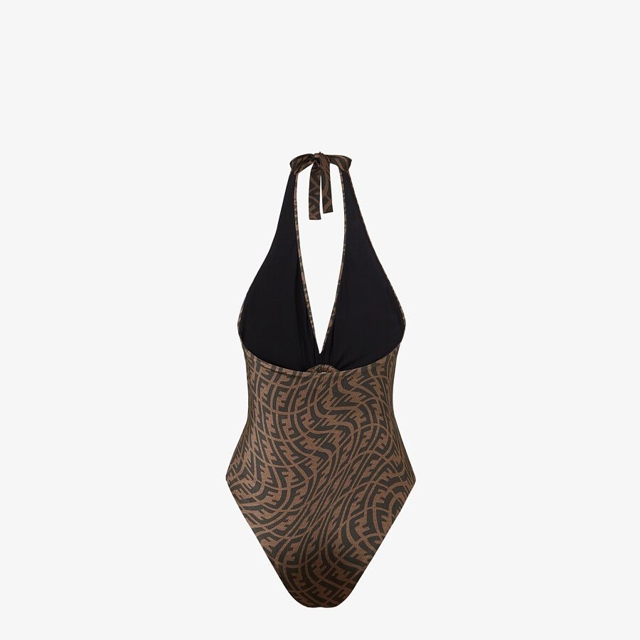 Brown Lycra® swimsuit - 2
