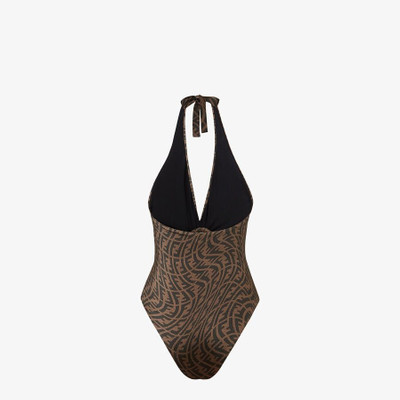 FENDI Brown Lycra® swimsuit outlook