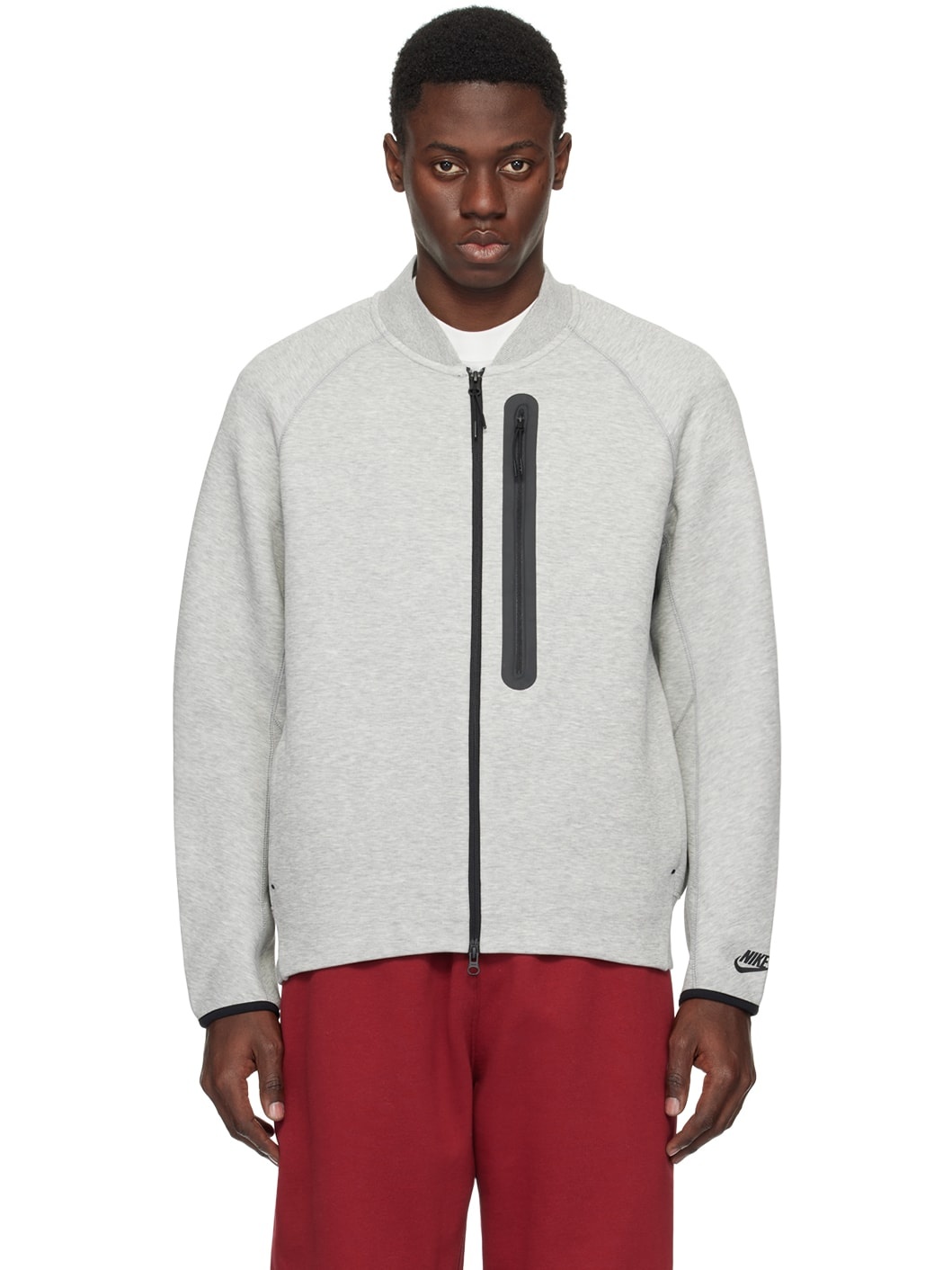 Gray Zip Sweatshirt - 1