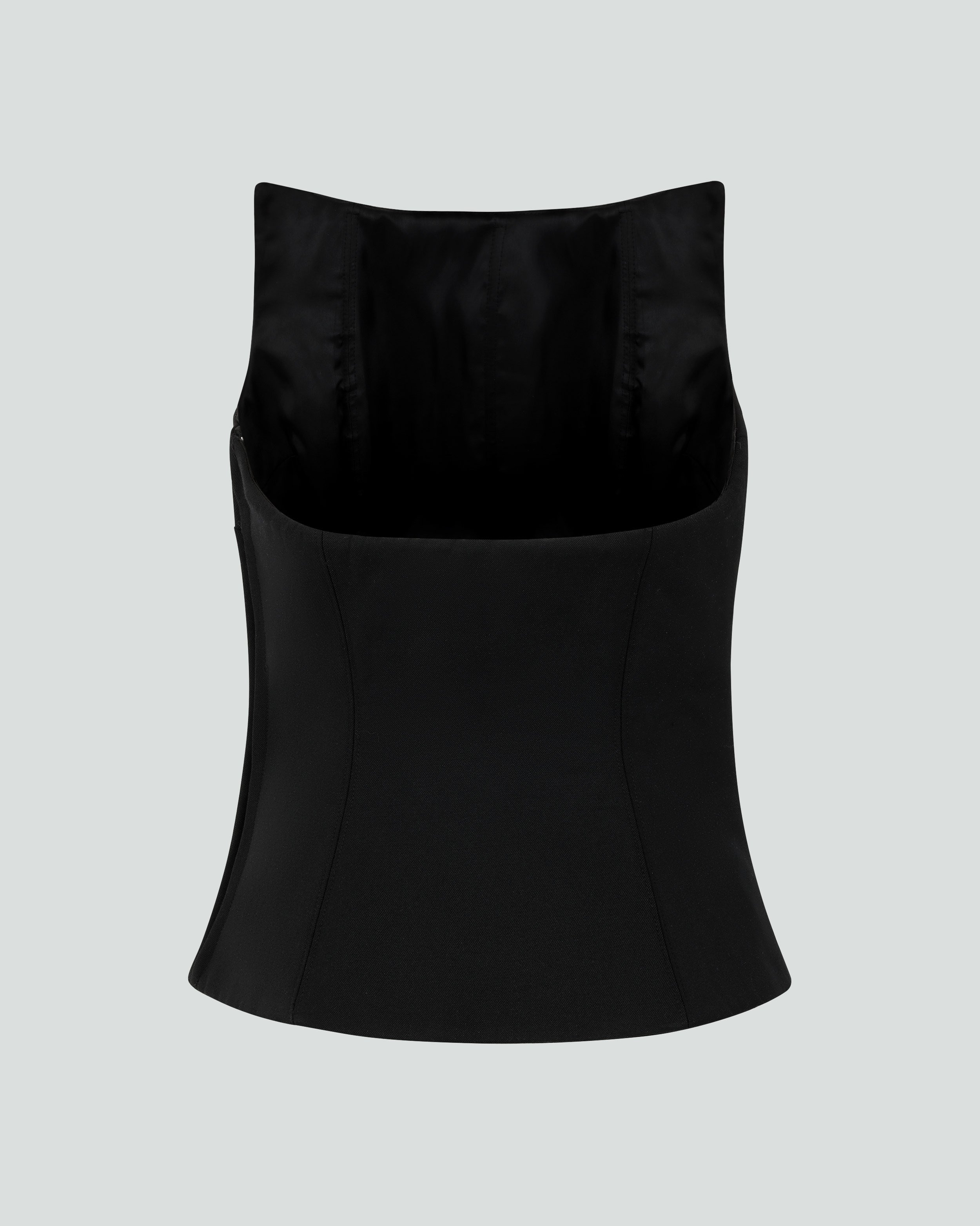 MANTLE CORSET BLACK WOOL - 2