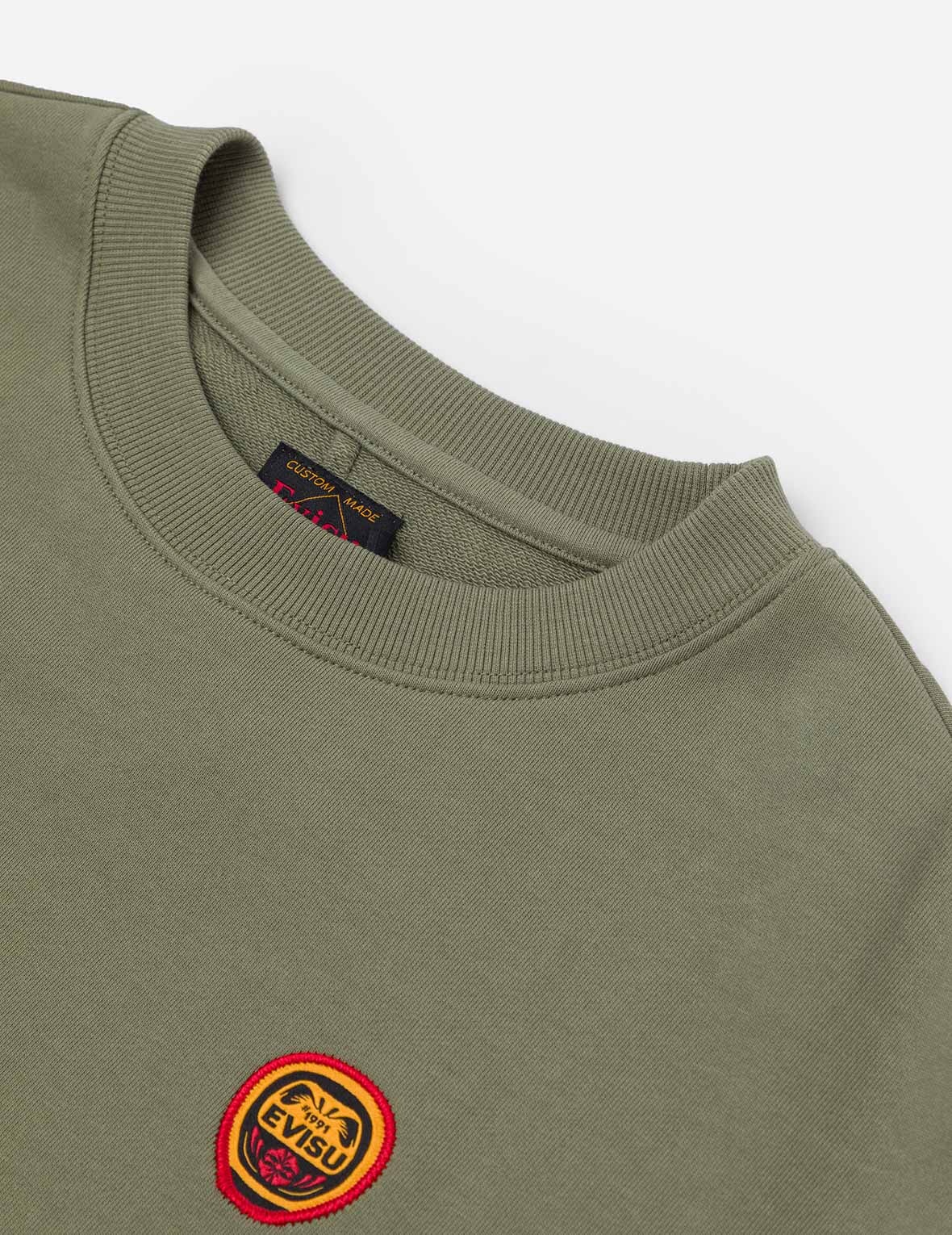Daruma and Logo Embroidery Relax Fit Sweatshirt - 6