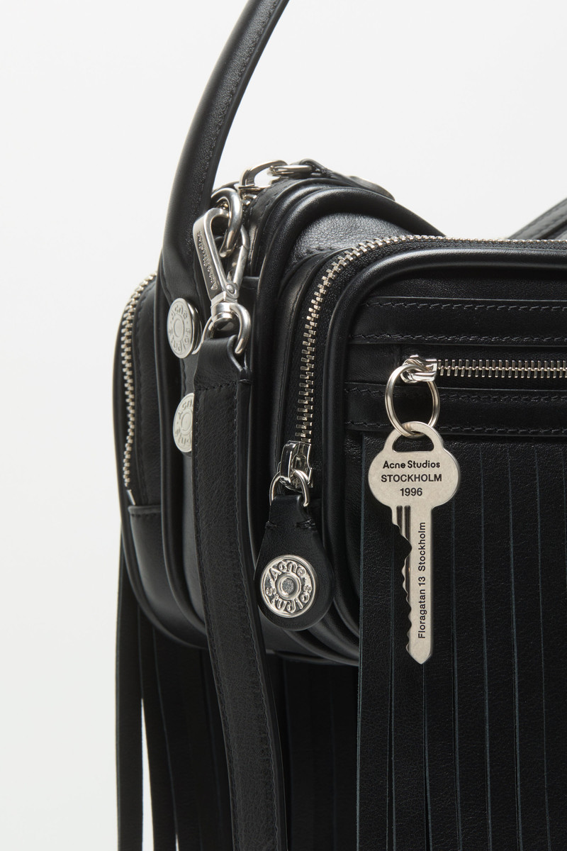 Camero kit fringed crossbody bag - Black 5