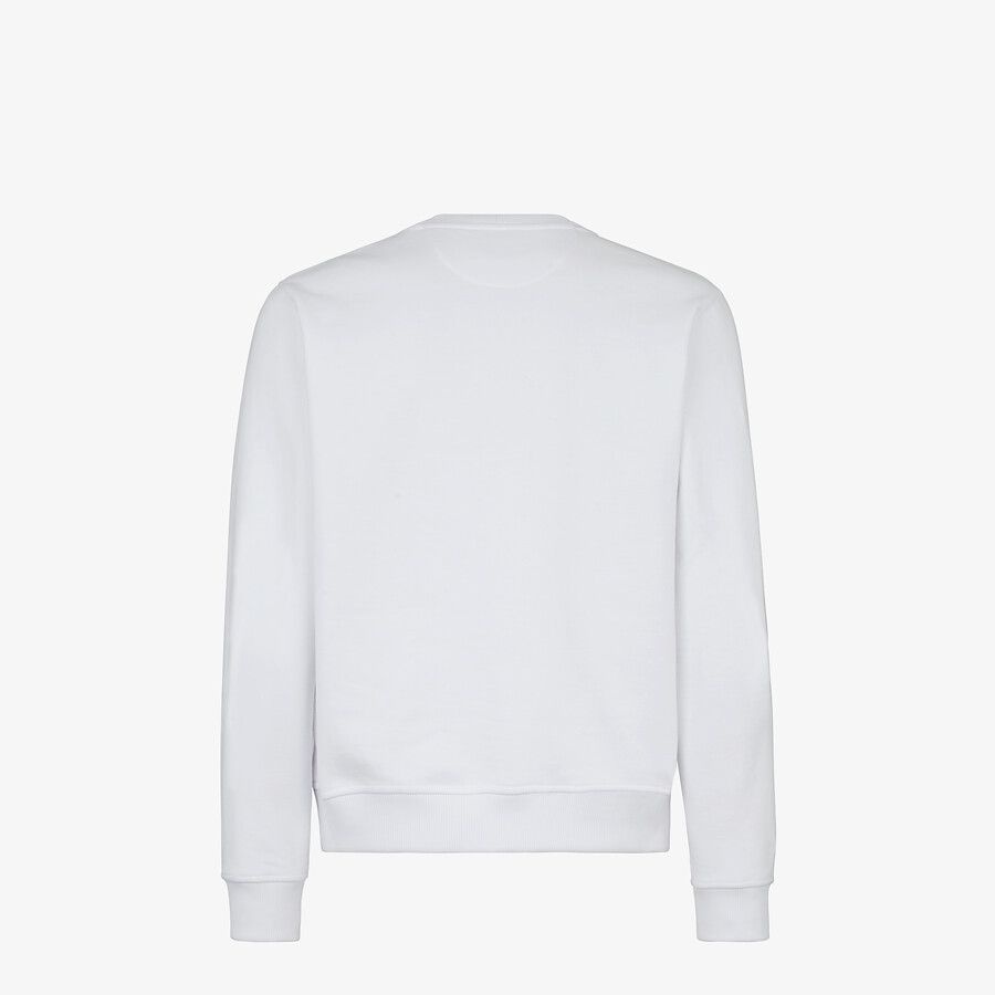 White jersey sweatshirt - 2