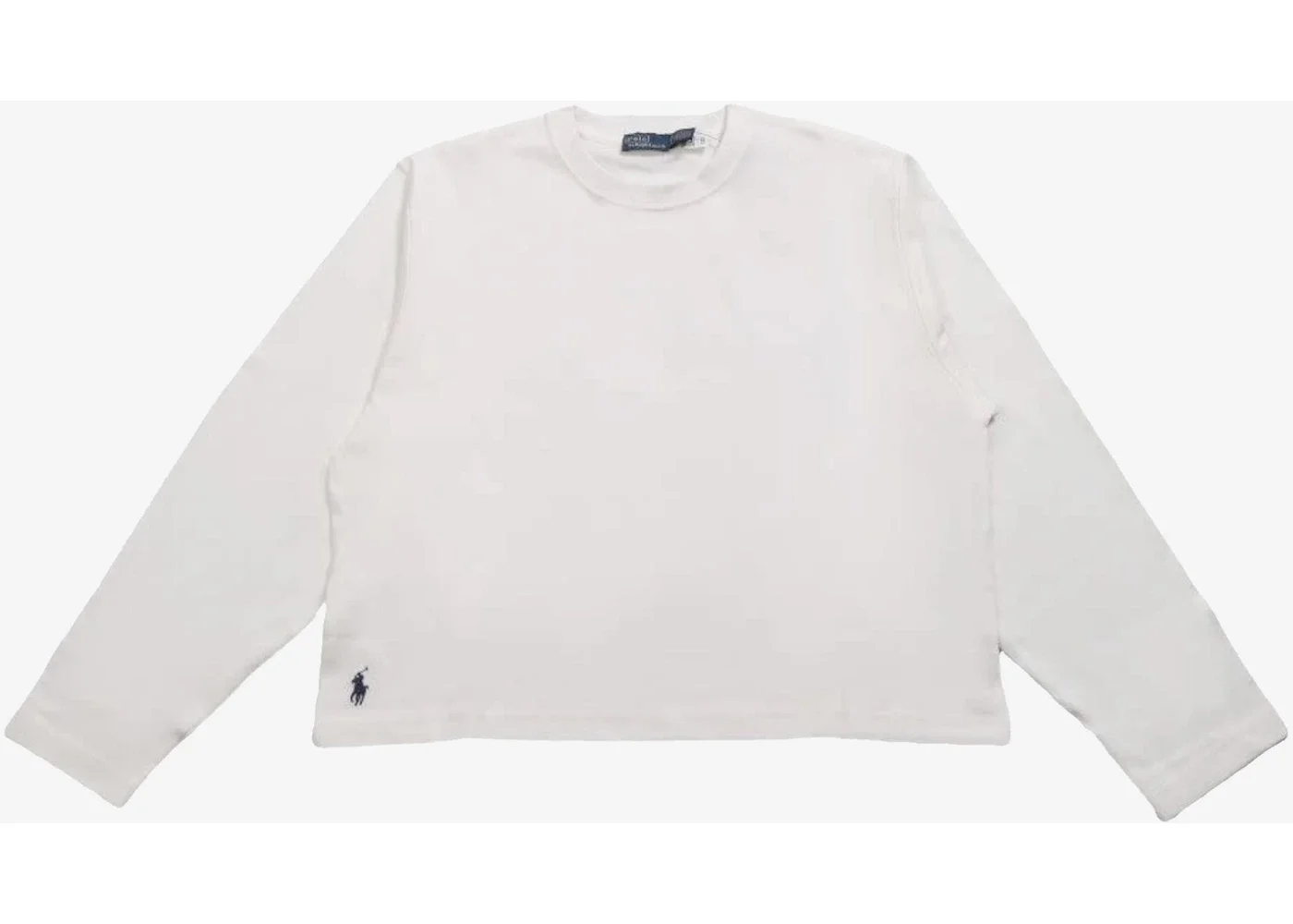 Polo Ralph Lauren Classic Long Sleeve Pullover White - 1