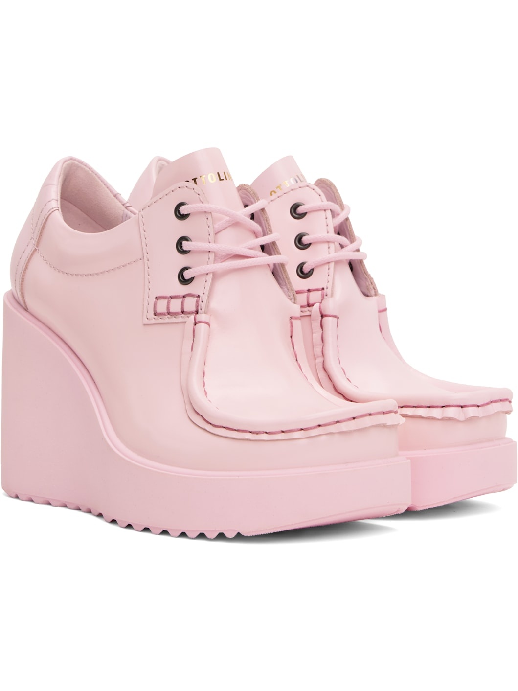 Pink ECCO.kollektiv Edition Joke Wedge Heels - 4