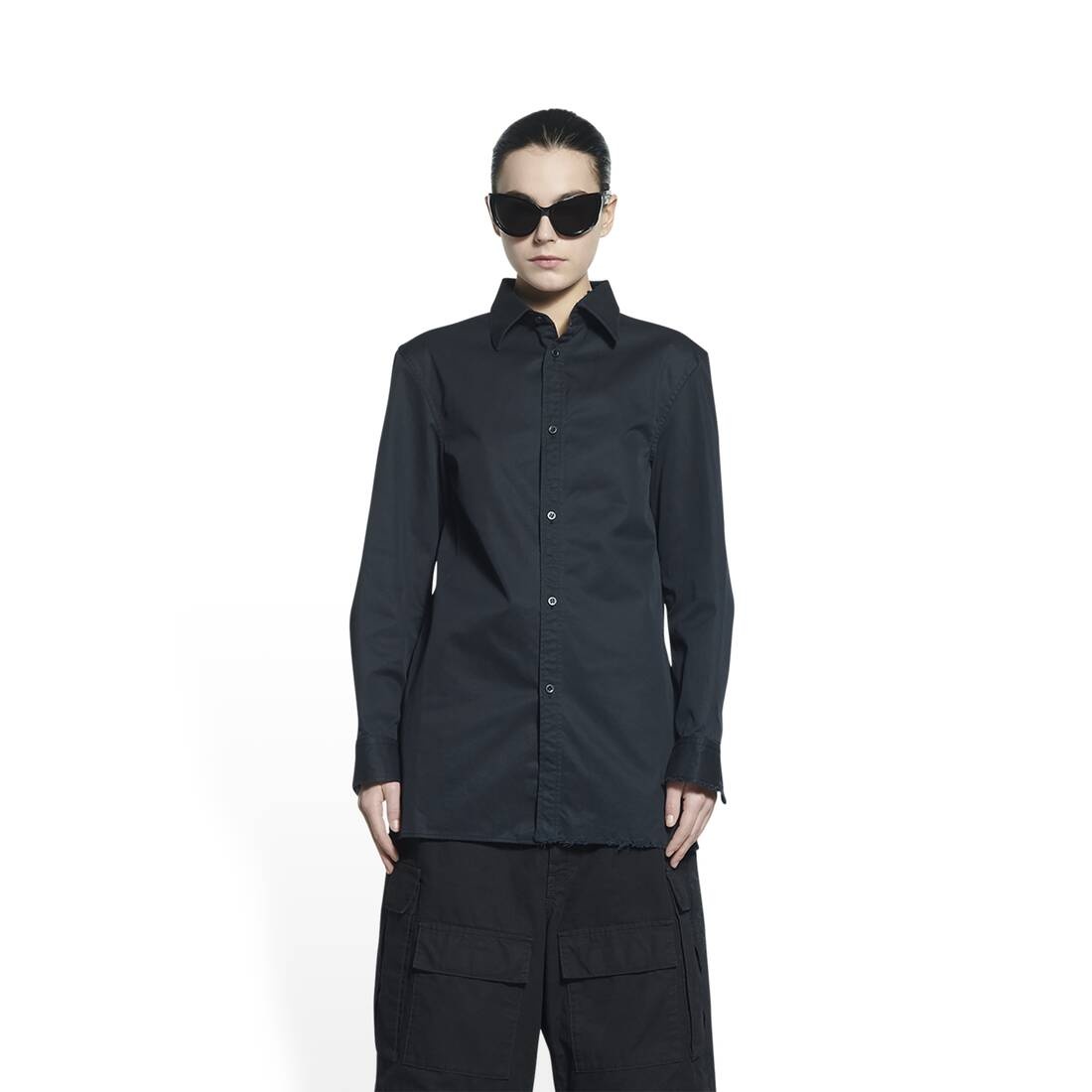 Men's Tailored Shirt  in Black - 5