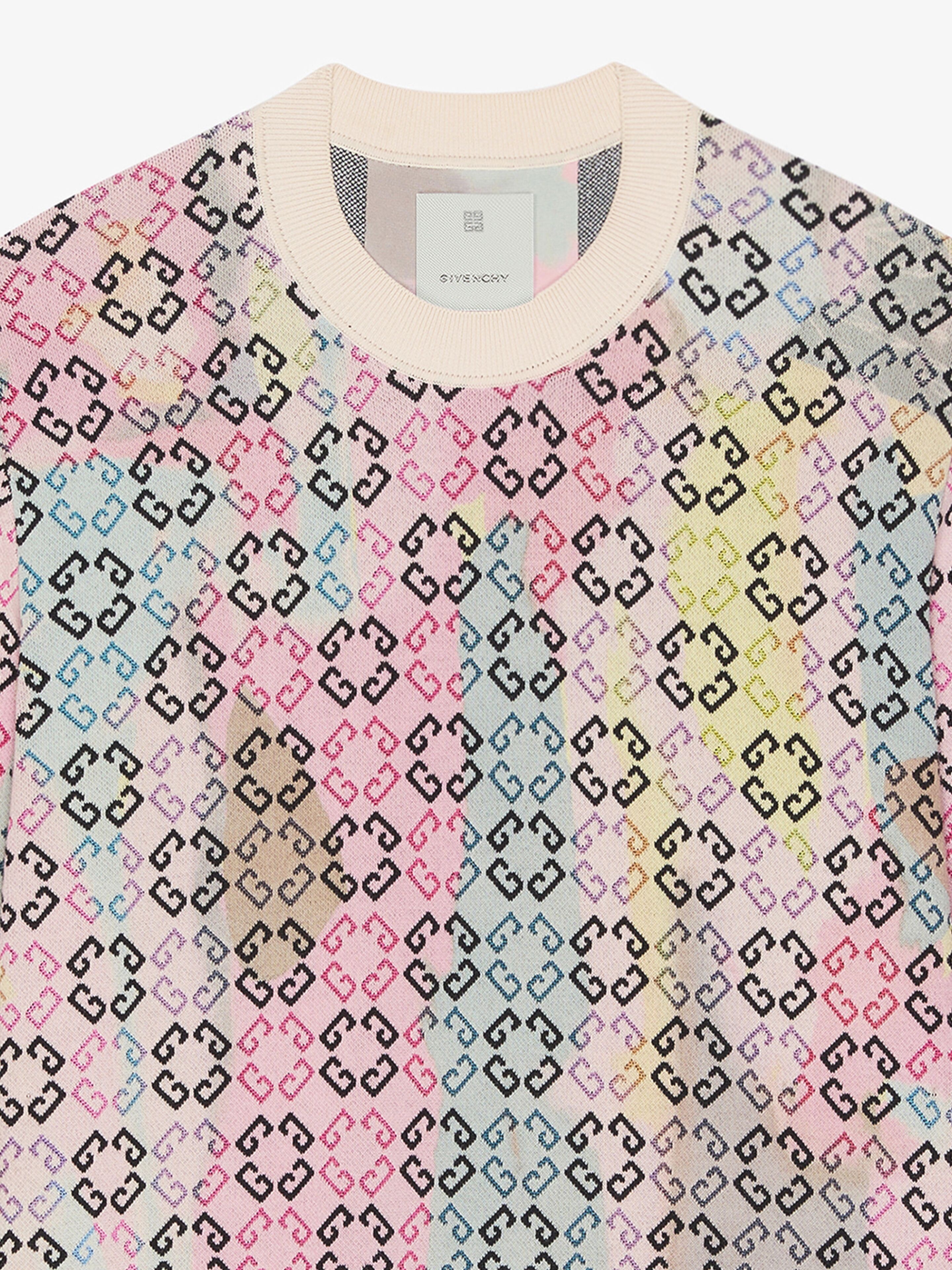 MULTICOLOR SWEATER IN MONOGRAM 72 COTTON - 4