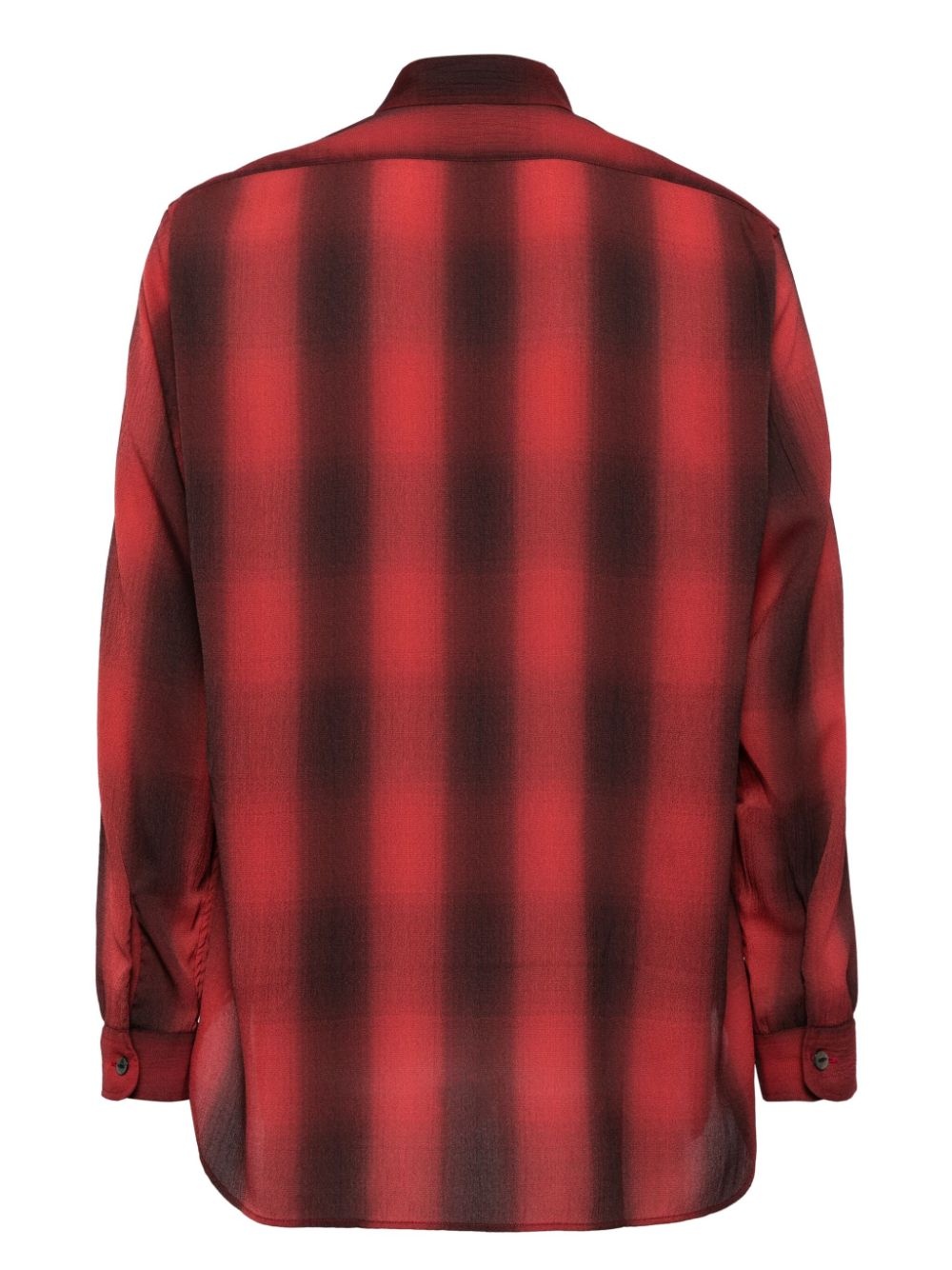 plaid check-print long-sleeve shirt - 2