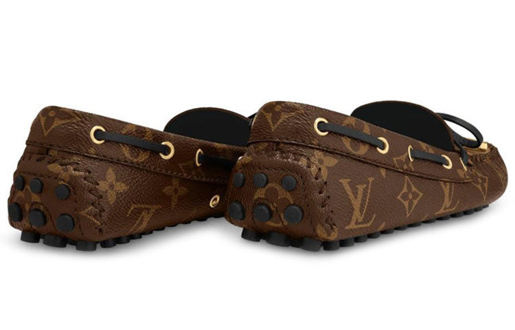 (WMNS) LOUIS VUITTON Gloria Flat Loafers 'Brown Monogram' 1A65IV - 5