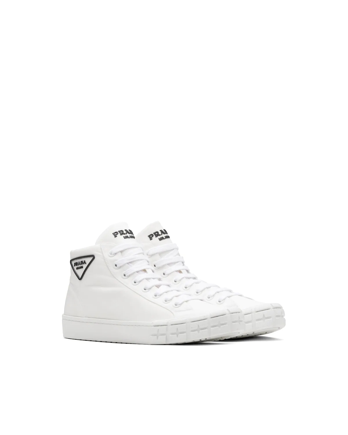 Prada Wheel Cassetta high-top sneakers - 1