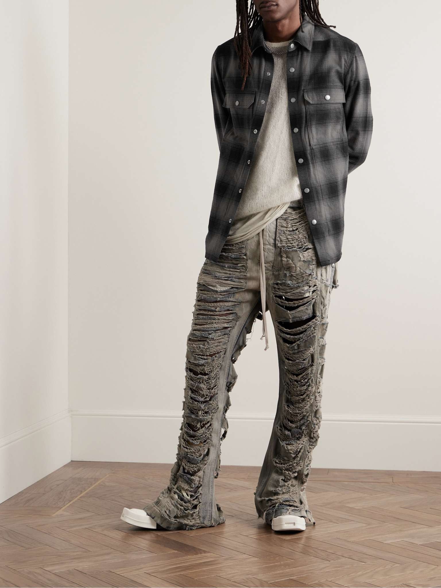 Checked Cotton-Flannel Overshirt - 2