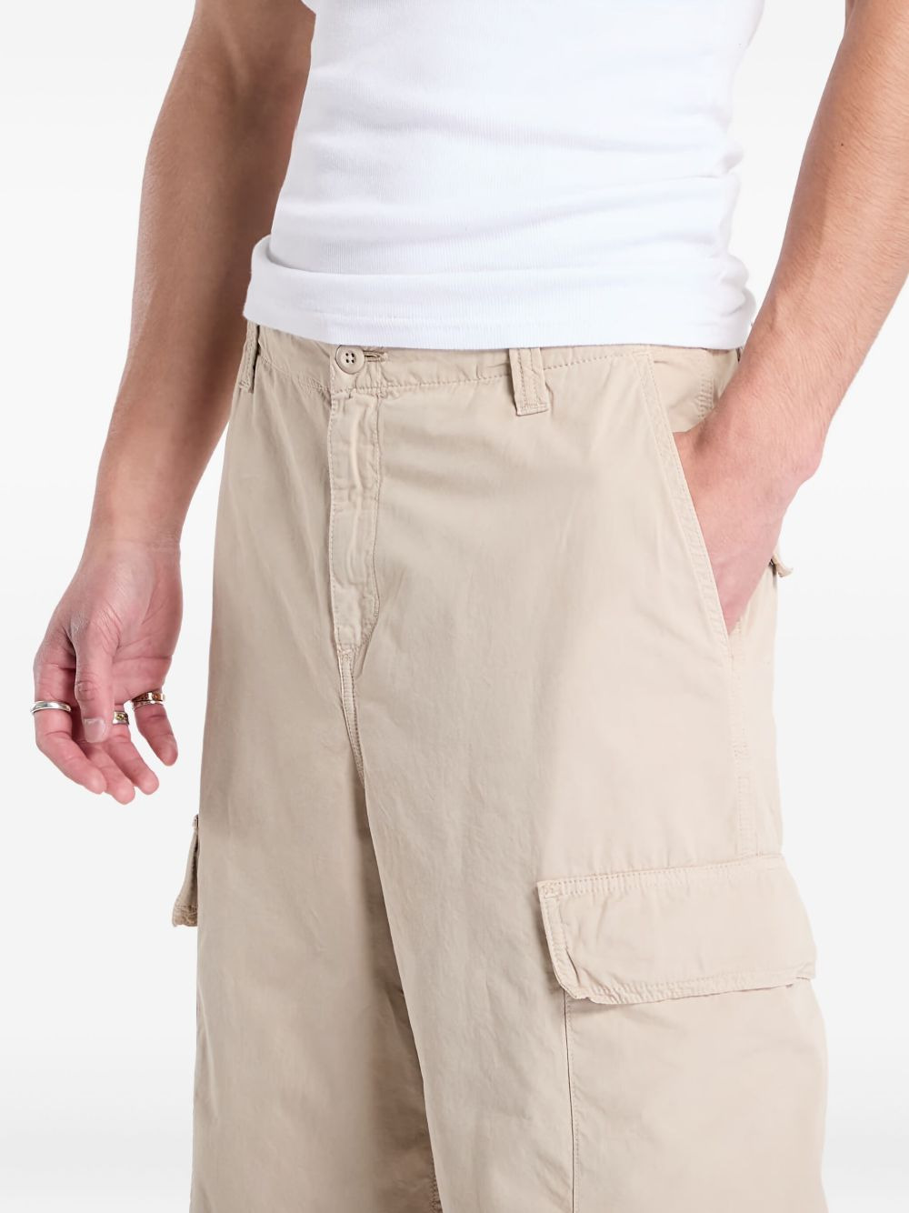 cargo cotton trousers - 5
