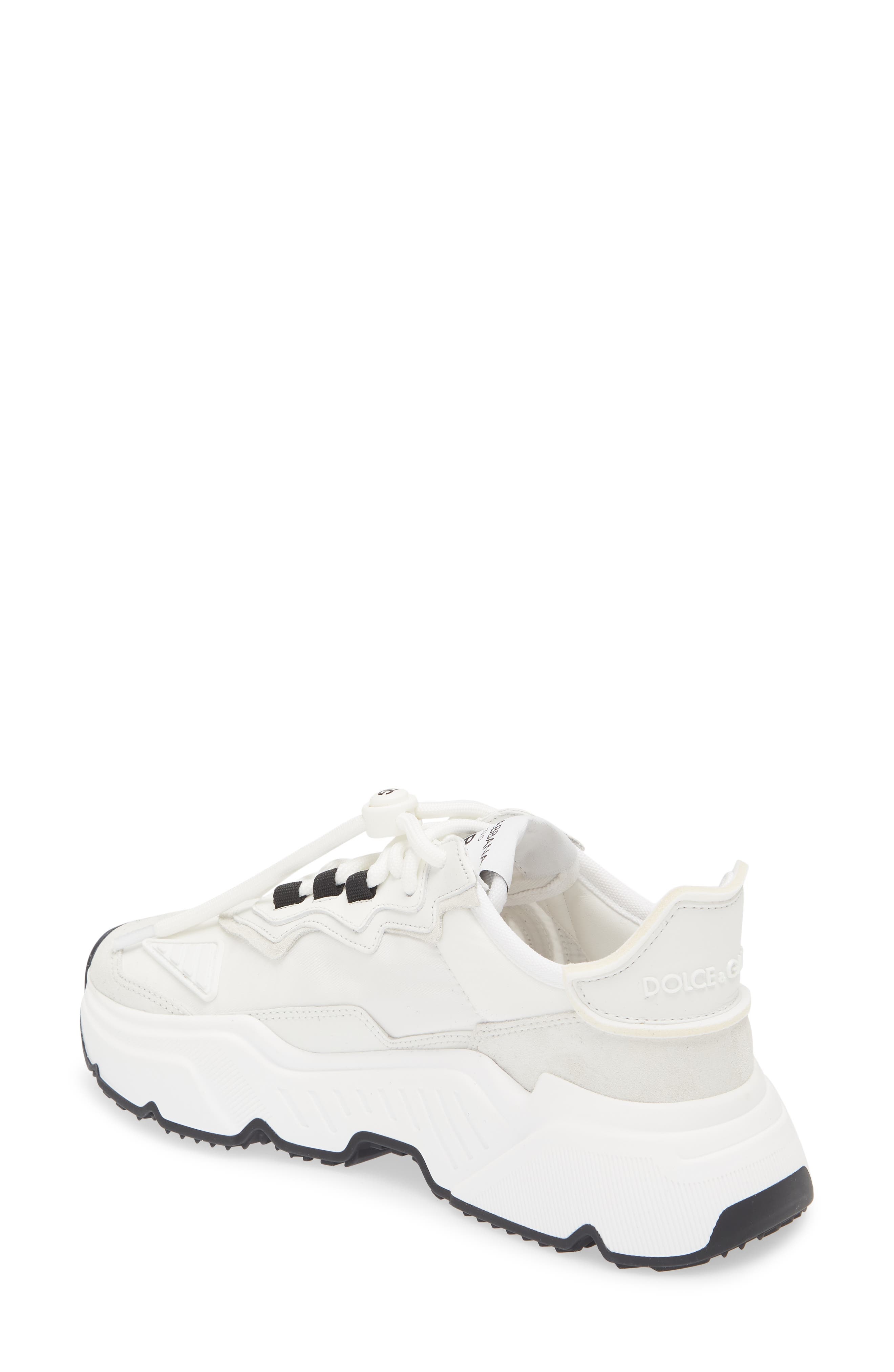 Dolce&Gabbana Daymaster Sneaker in White/Black at Nordstrom - 2