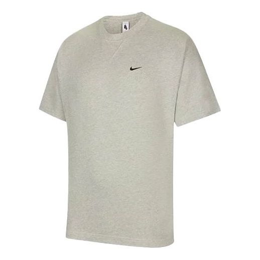 Nike x Kim Jones Crossover Air Logo Alphabet Round Neck Short Sleeve Gray T-Shirt DC9987-050 - 1