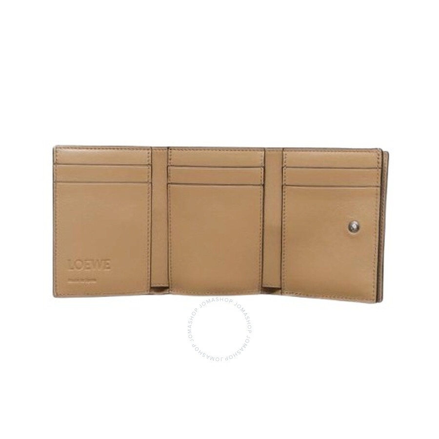 Loewe Trifold Calfskin Wallet - Light Caramel/Pecan - 2