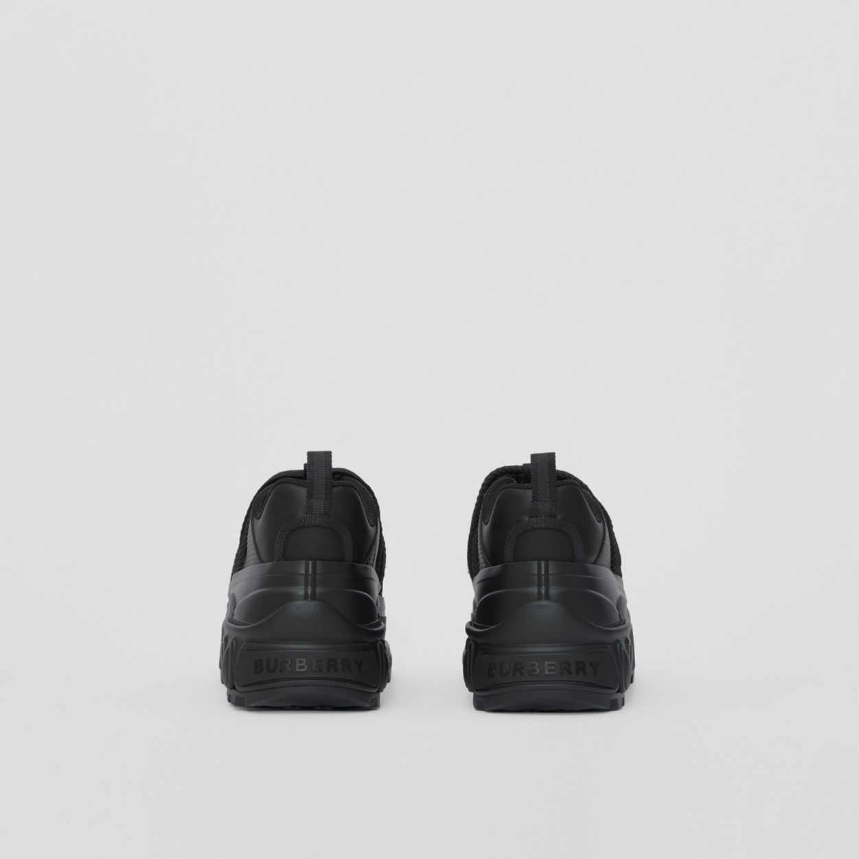 Lace Detail Leather and Nylon Arthur Sneakers - 4
