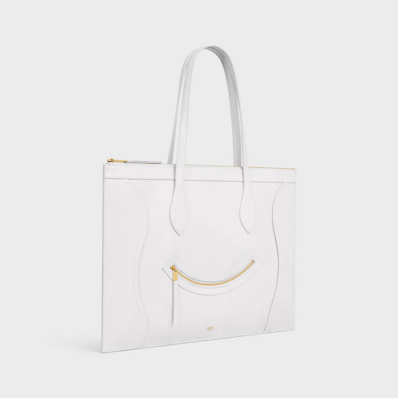 FLAT CABAS NEW LUGGAGE IN GLOSSY CALFSKIN 4