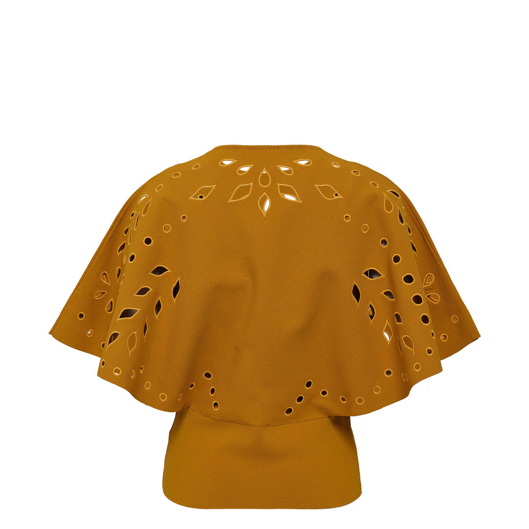 Josie Cape Sleeve Knit Top - 2
