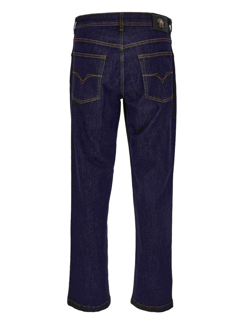 VERSACE JEANS COUTURE pleat-detail jeans outlook