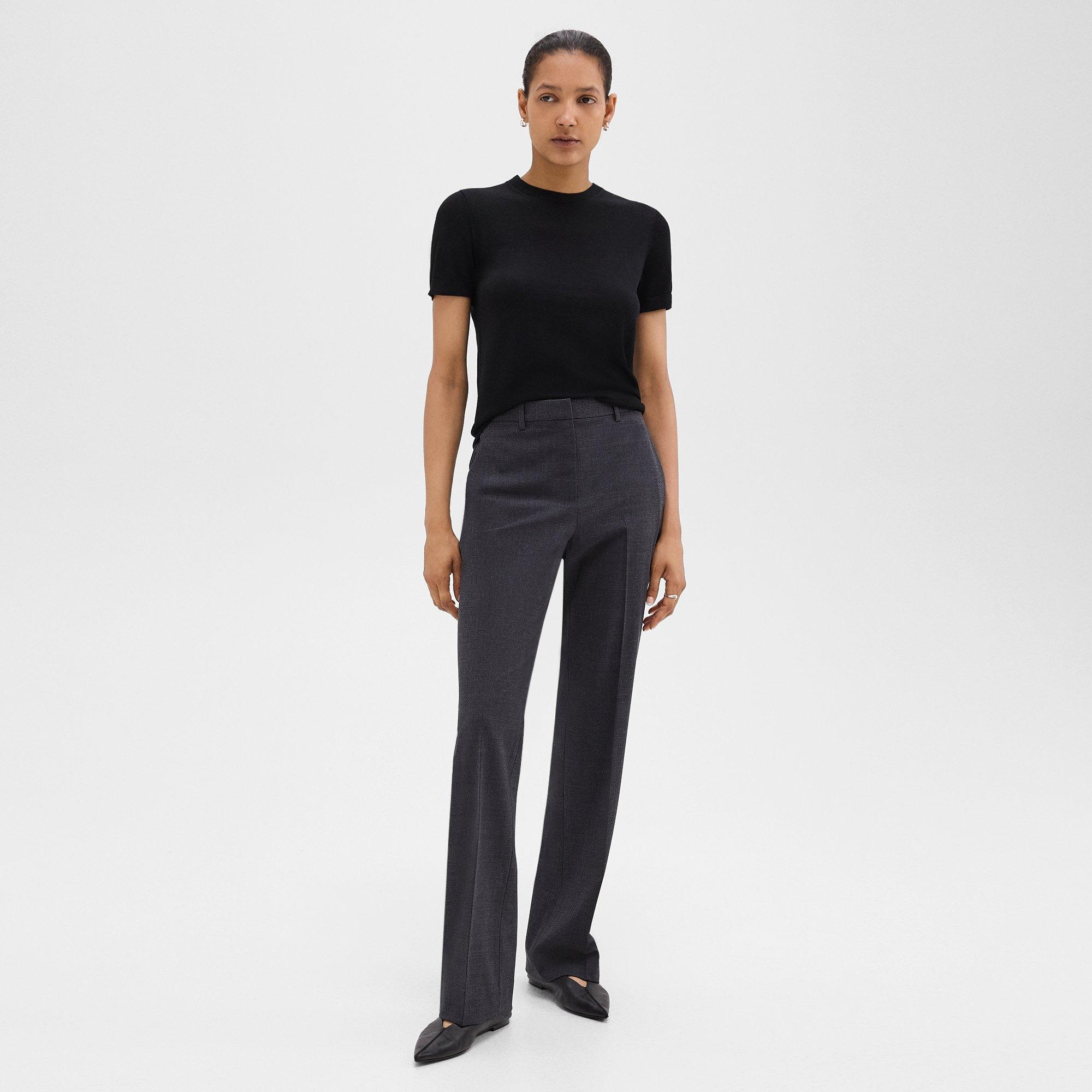 Flared Pant in Good Wool - 3