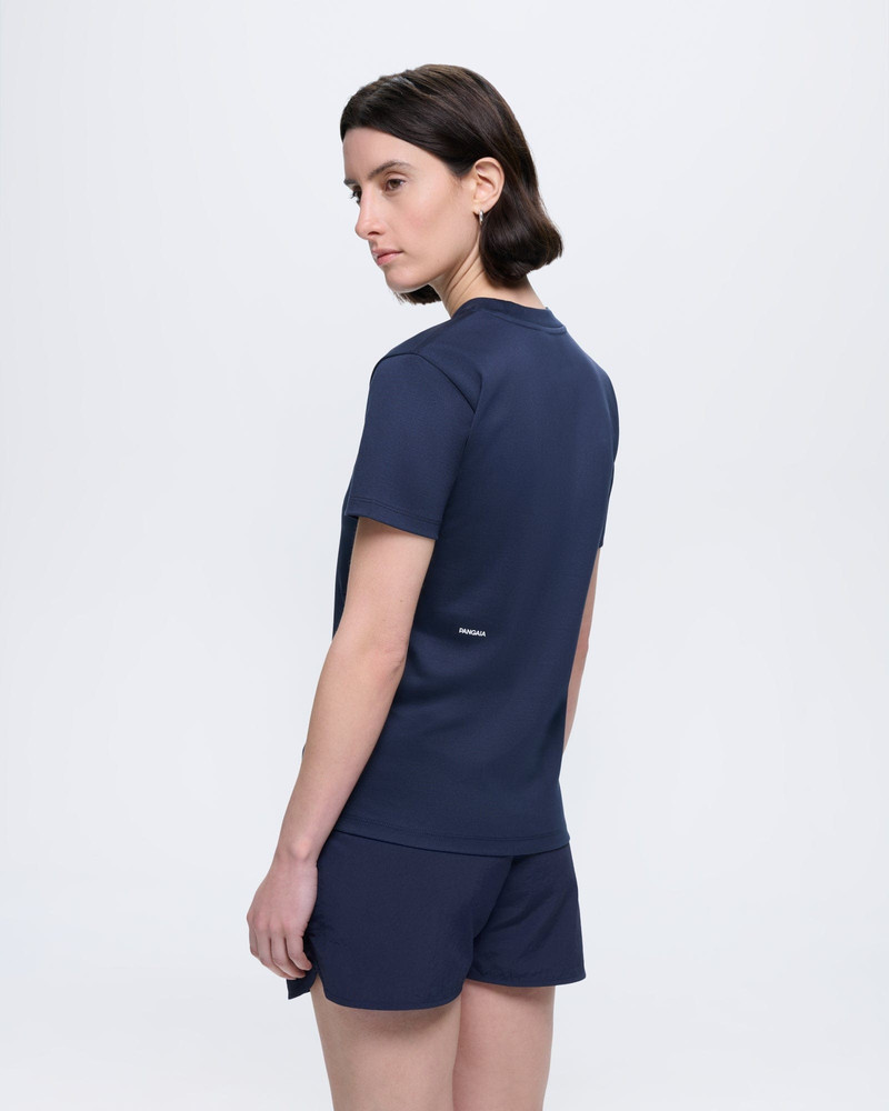 Womens Interlock T-Shirt - Granite Navy 5