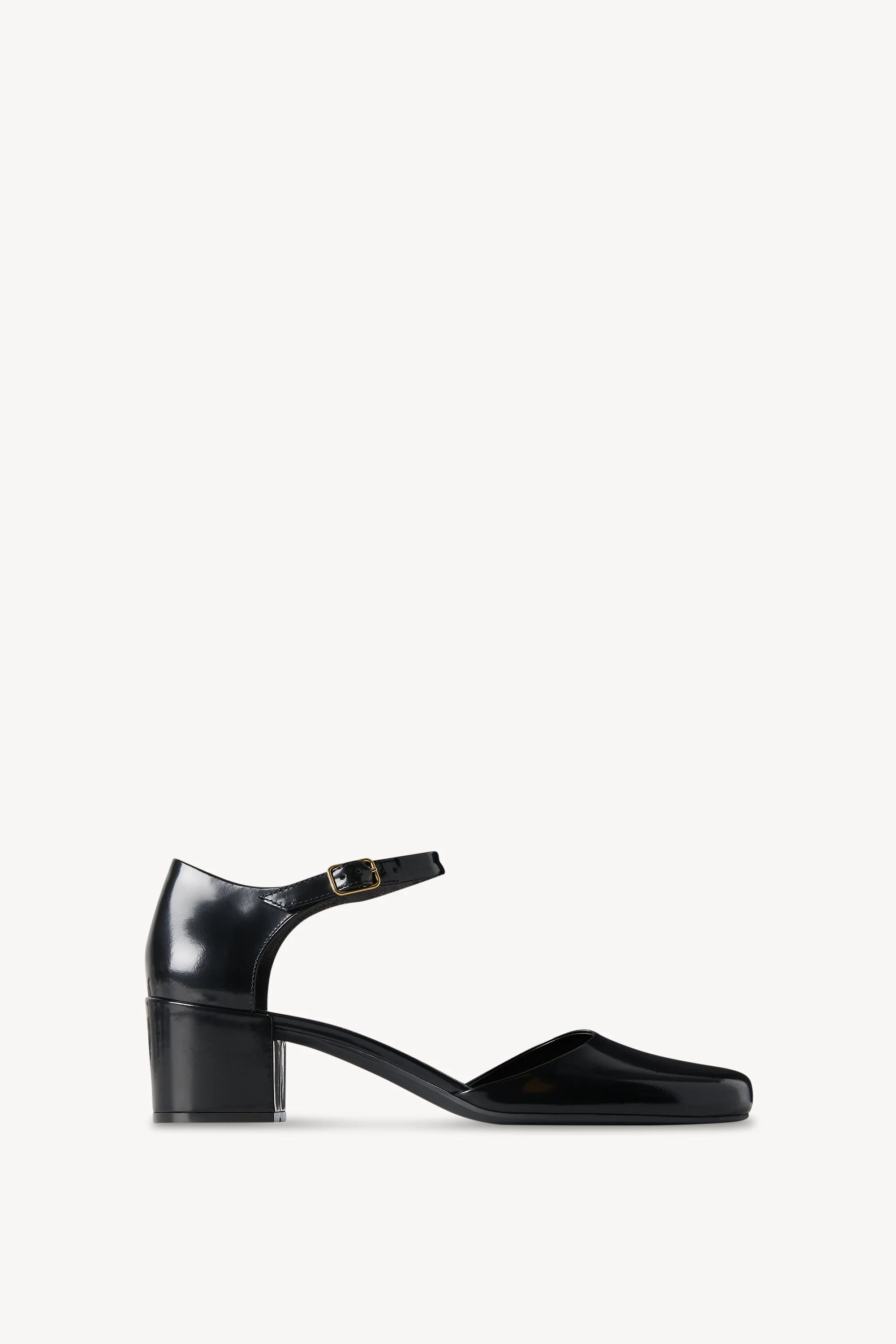Penelope Ankle Strap Heel in Leather - 1