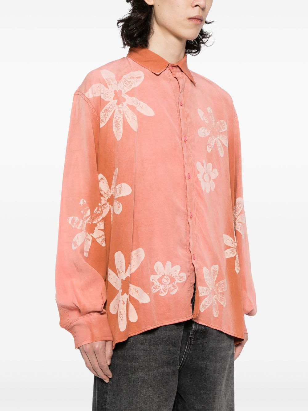 Syd floral-print cotton shirt - 3