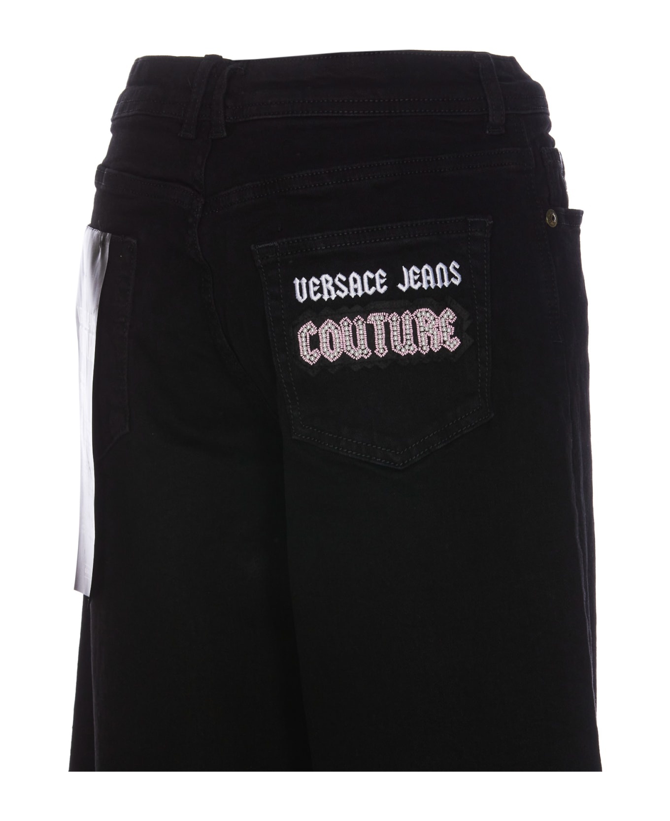 Flare Jeans With Logo Decorations - 3
