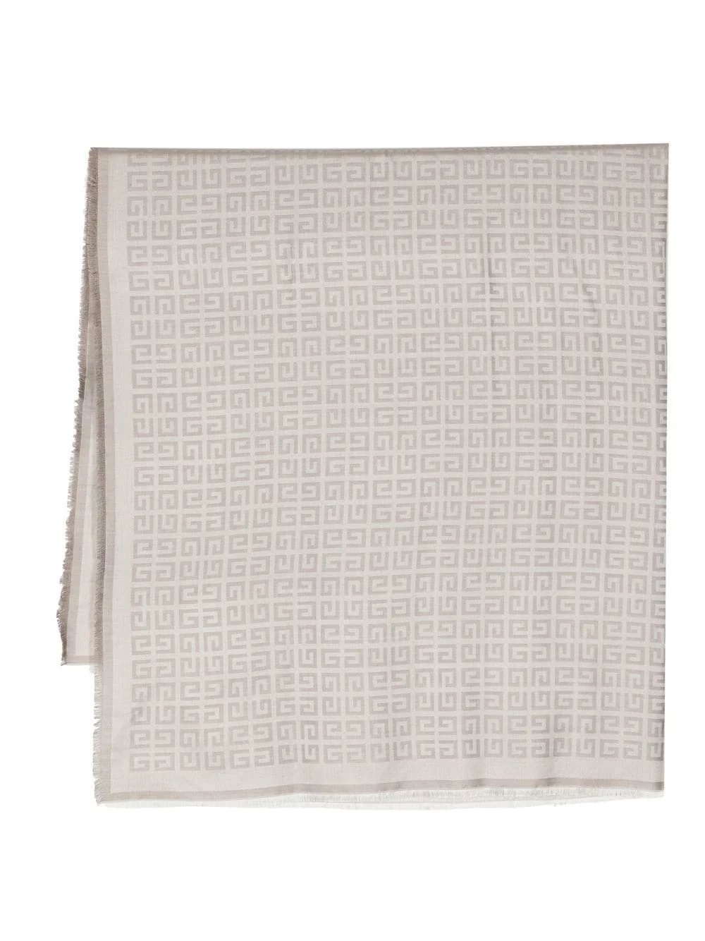 monogram-print scarf - 1