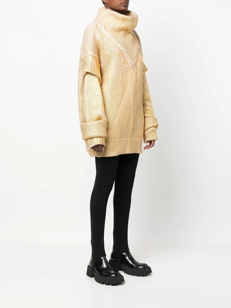 Maxi Hexagon metallic pullover 3