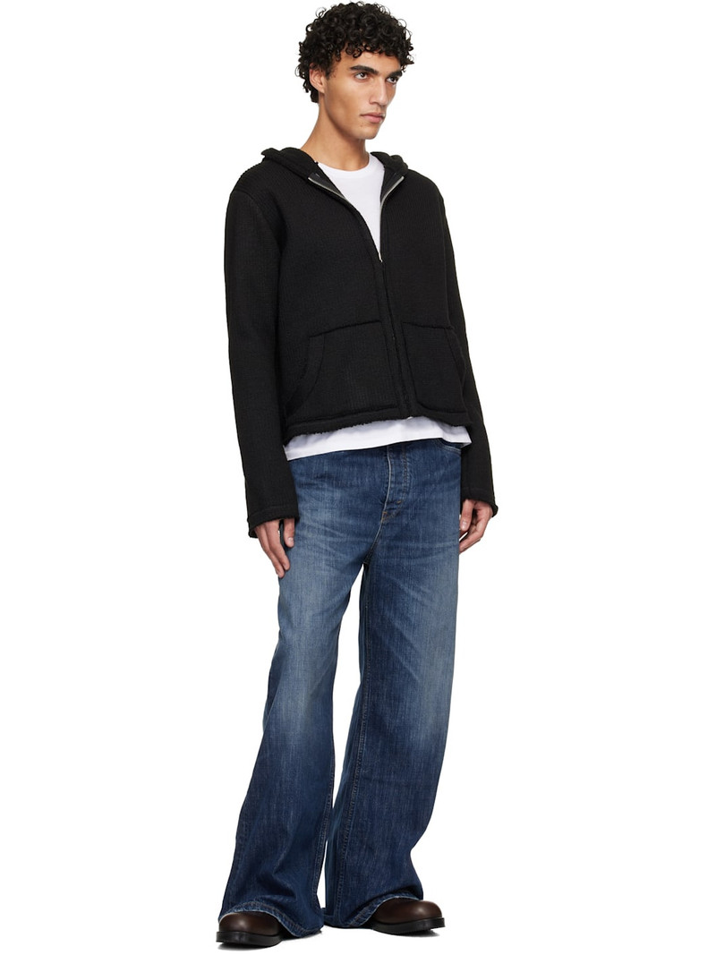 HOPE Blue Wide-Leg Skid Jeans outlook