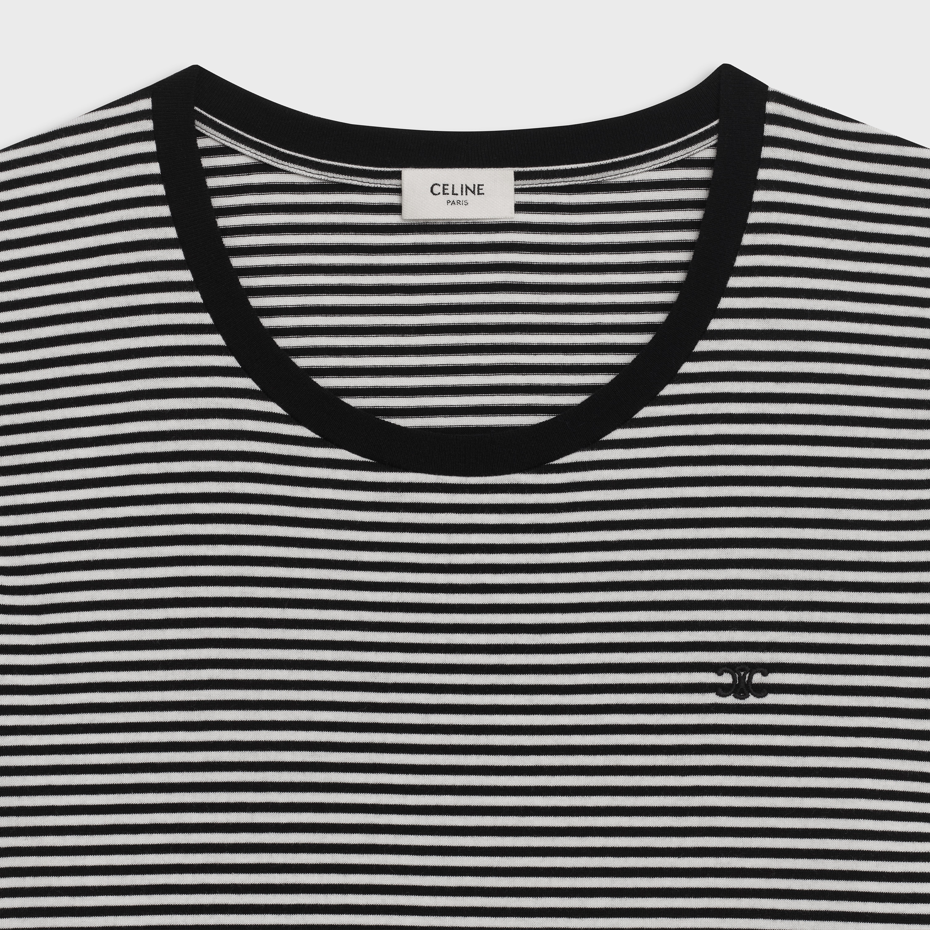 T-SHIRT 'TRIOMPHE' IN STRIPED COTTON - 3