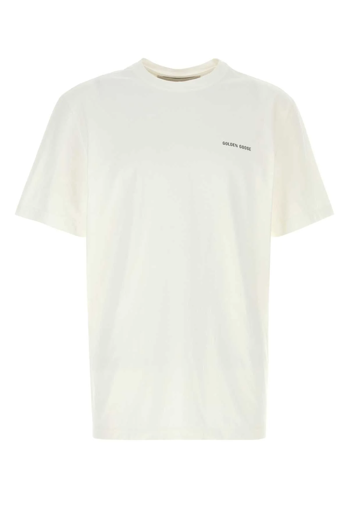 Golden Goose Deluxe Brand Men White Cotton T-Shirt - 1