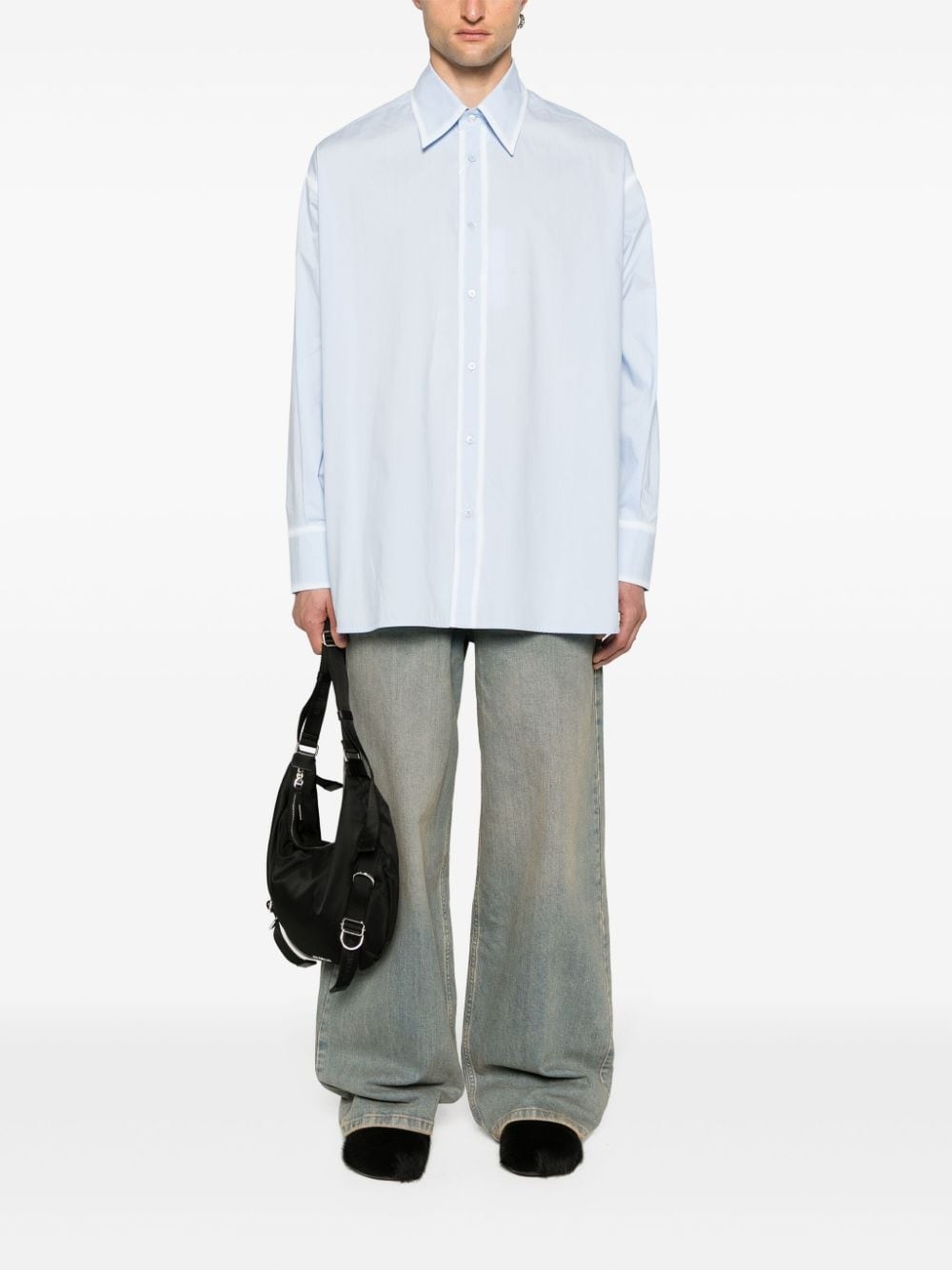 distressed cotton shirt - 2