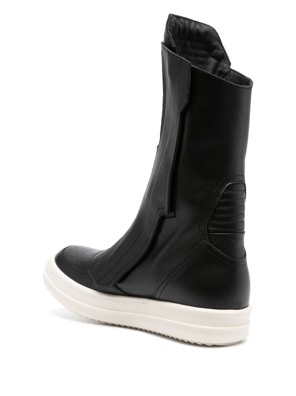 quilted leather boots - 3