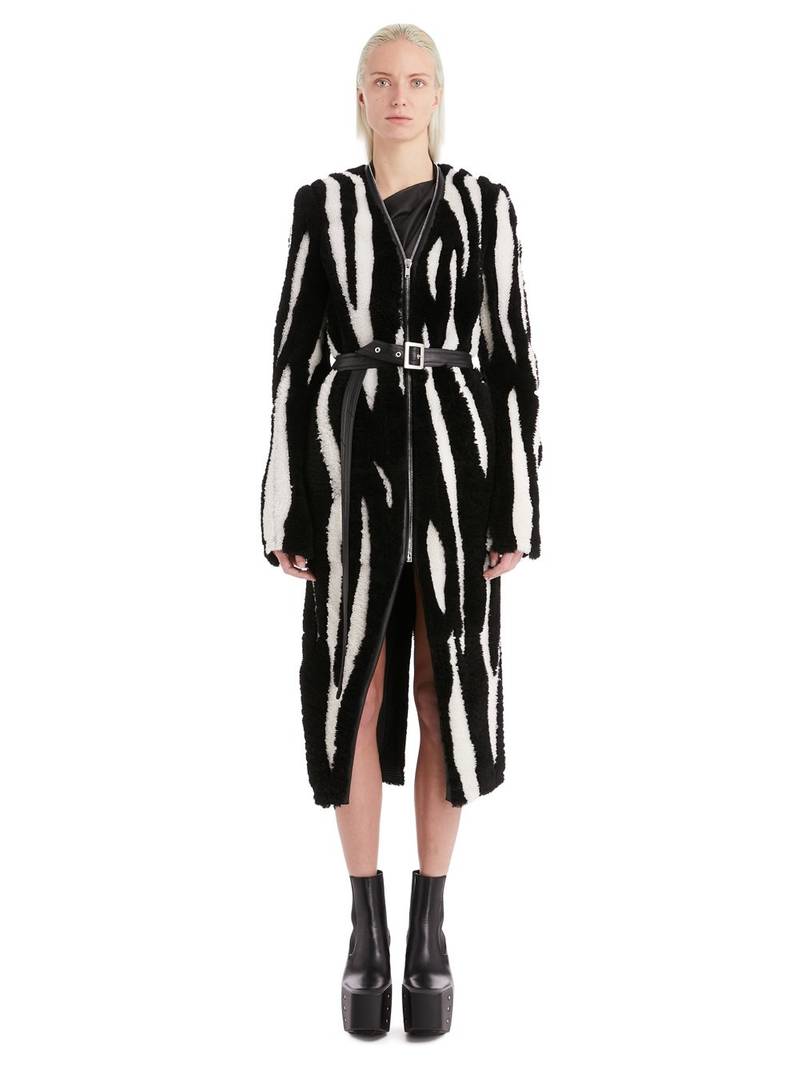 Gethsemane zebra-pattern coat 12