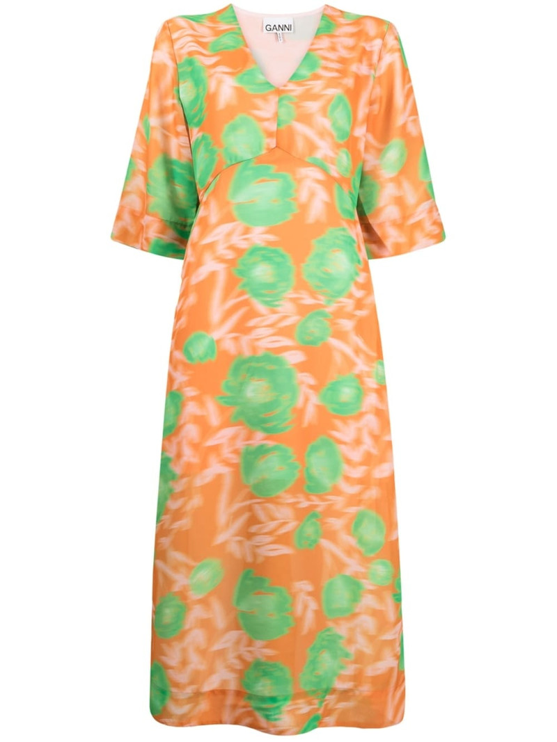 floral-print midi dress 1