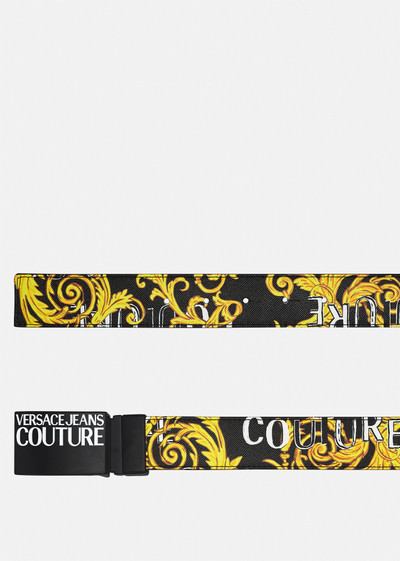 VERSACE JEANS COUTURE Reversible Logo Couture Belt outlook