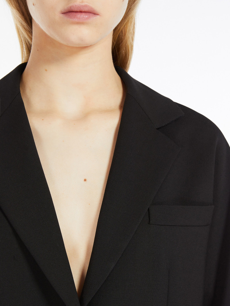 ECRU의 특징 스트레치 모직 기모노 blazer 5