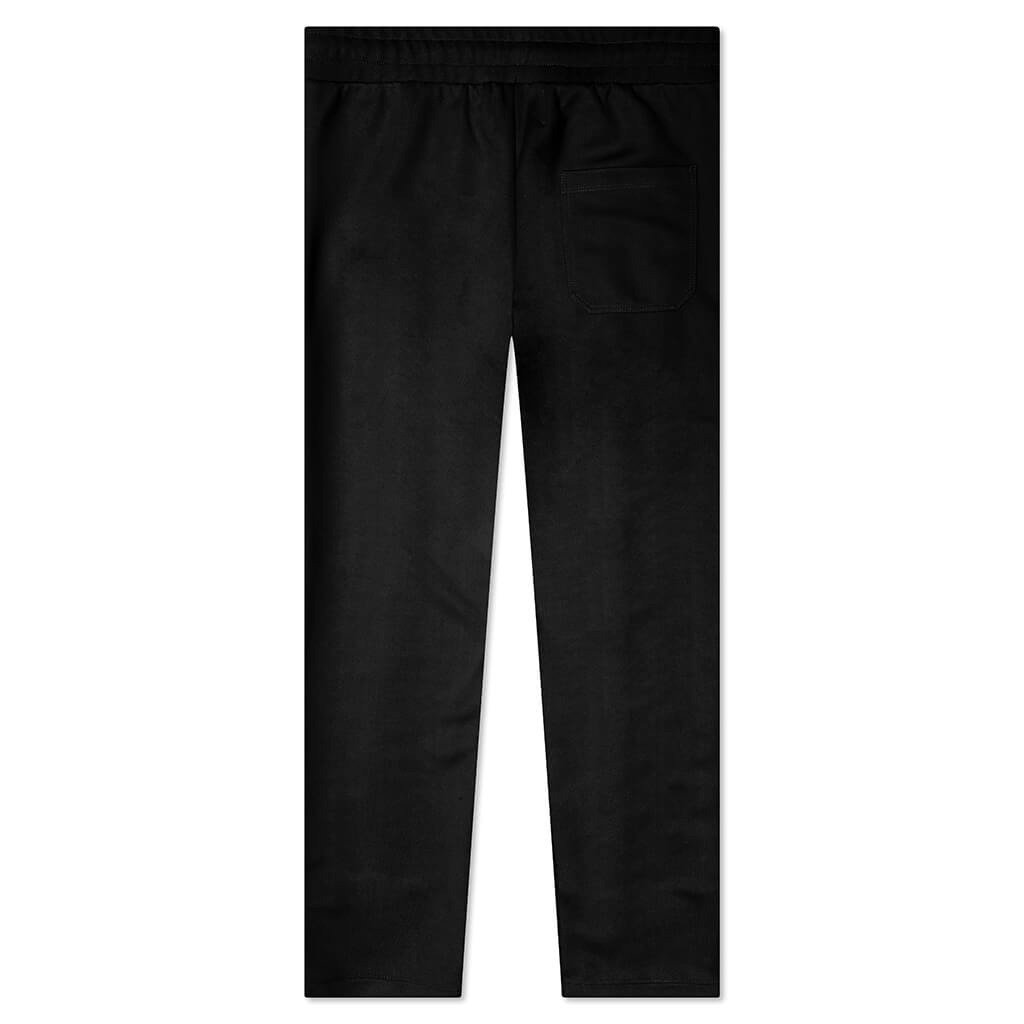 WOMEN'S STAR WIDE LEG JOGGING PANT - BLACK/WHITE - 2