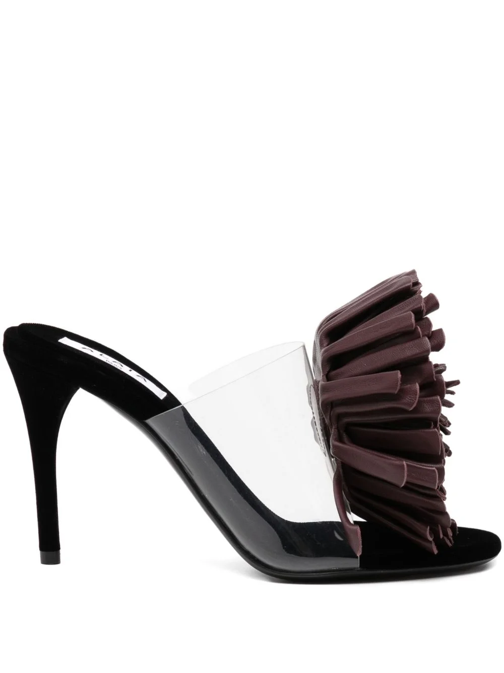 90mm asymmetric heeled sandals - 1