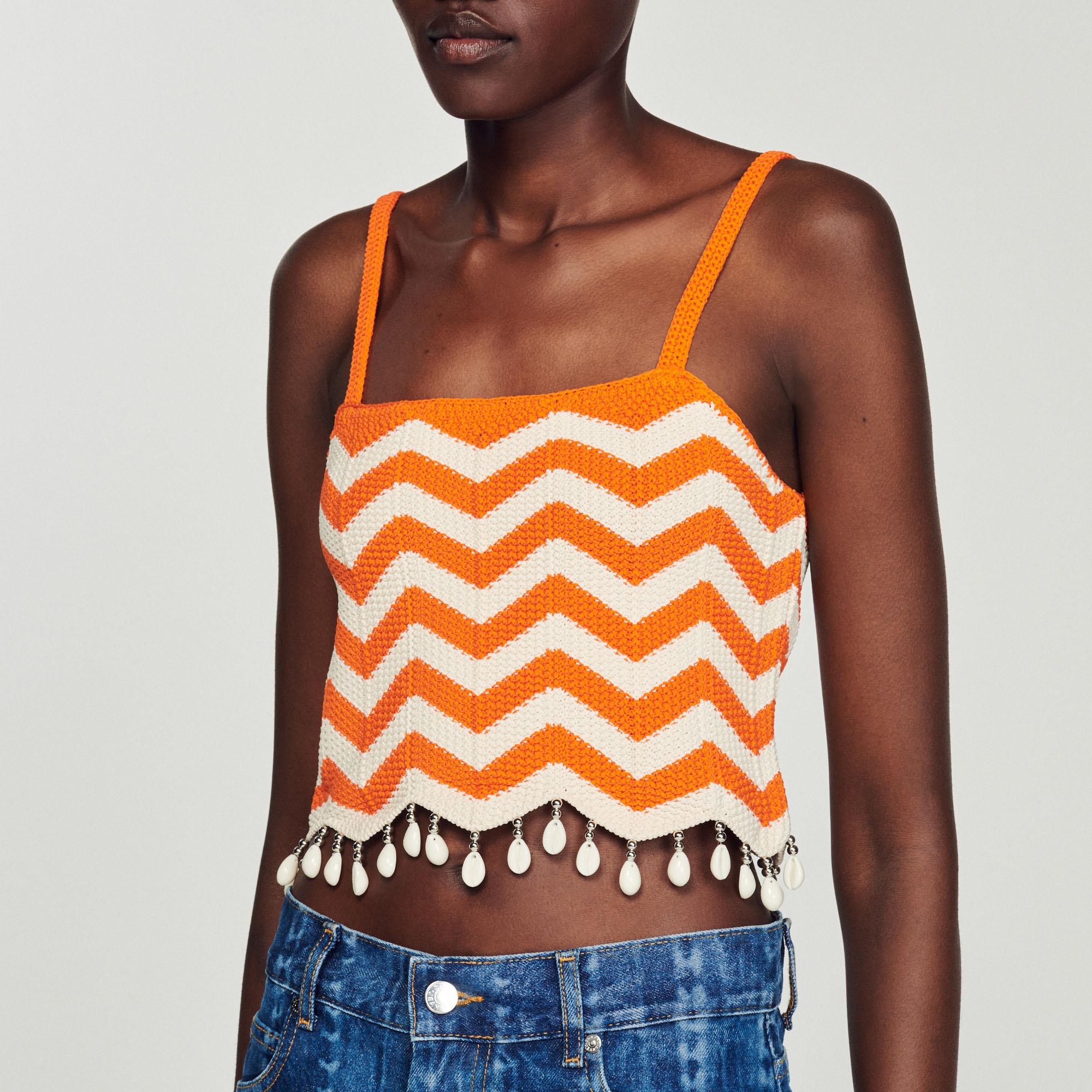Drop-bead crop top - 4