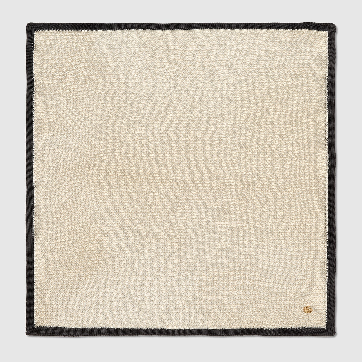Knitted silk pocket square - 1