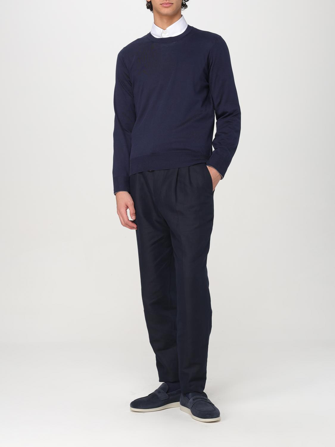 Brunello Cucinelli Men Linen Trousers - 2