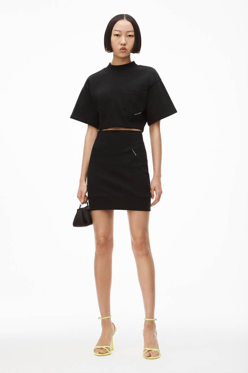 Alexander Wang SCULPTED SKIRT IN JAPANESE JERSEY outlook