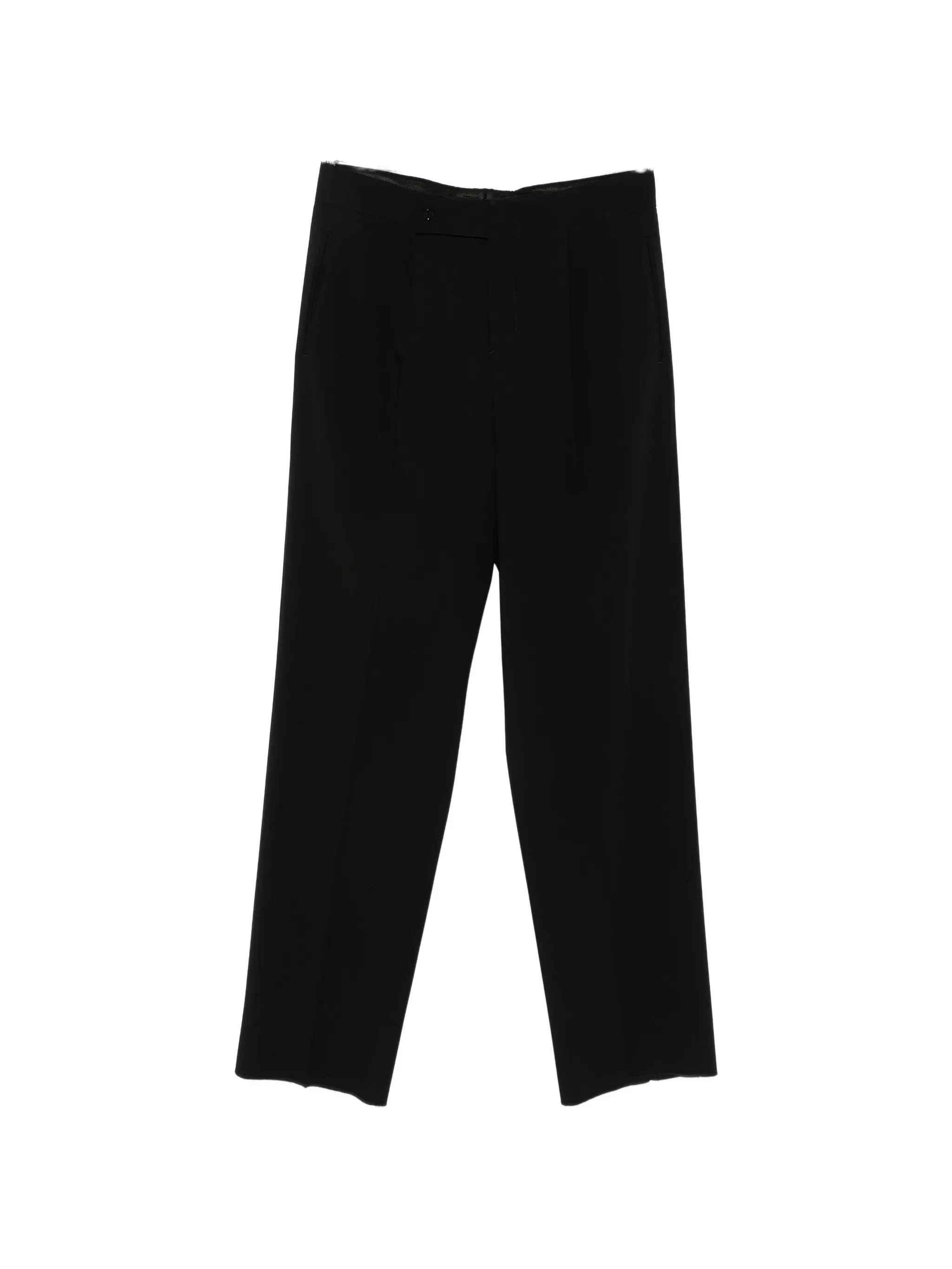 Giorgio Armani Pleated Wide-leg Trousers - 1