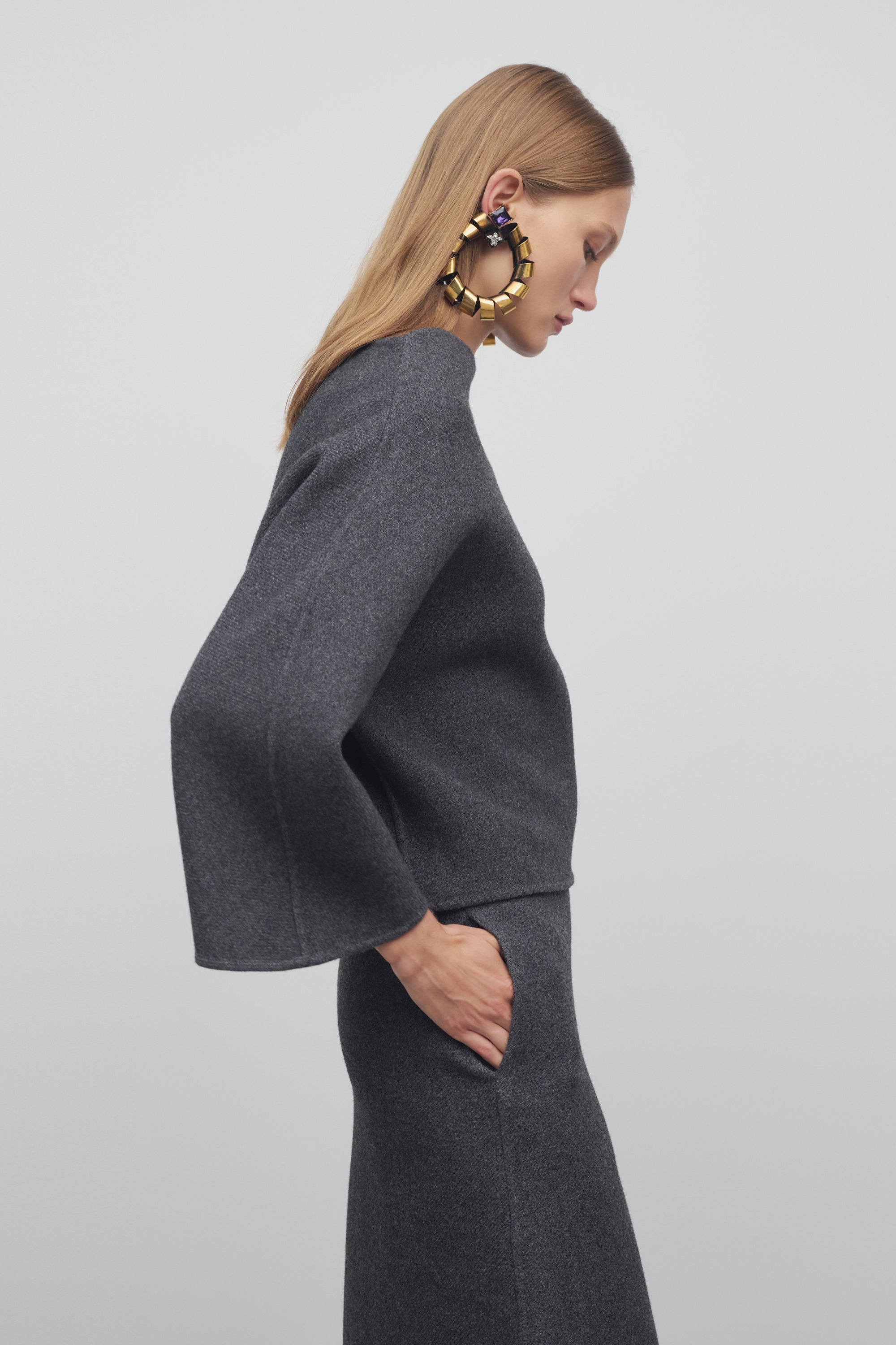 Faure Top in Wool and Nylon - 4